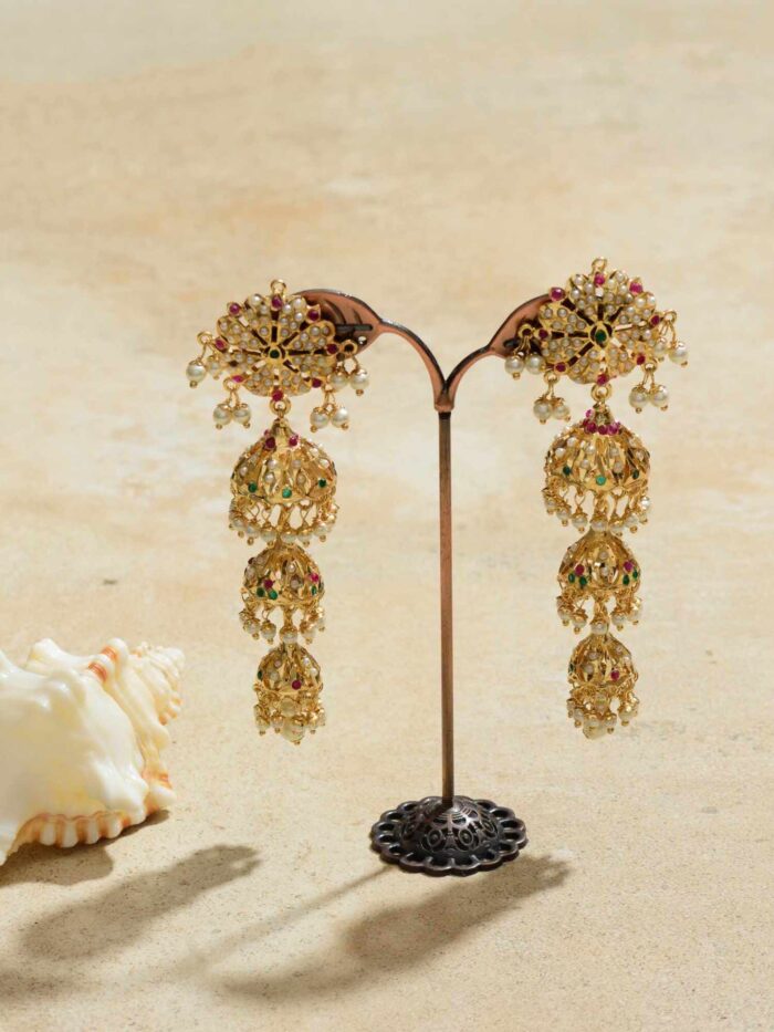 Charming Jhumka Drops: Elegance and Delight in Every Dangle.