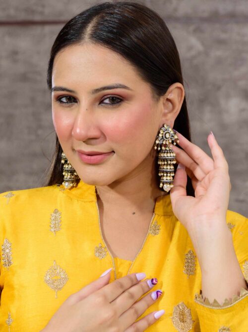 Shanaya Earrings, where tradition meets innovation in a stunning display of artistry.