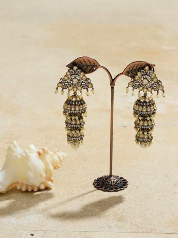 Shanaya Earrings, where tradition meets innovation in a stunning display of artistry.