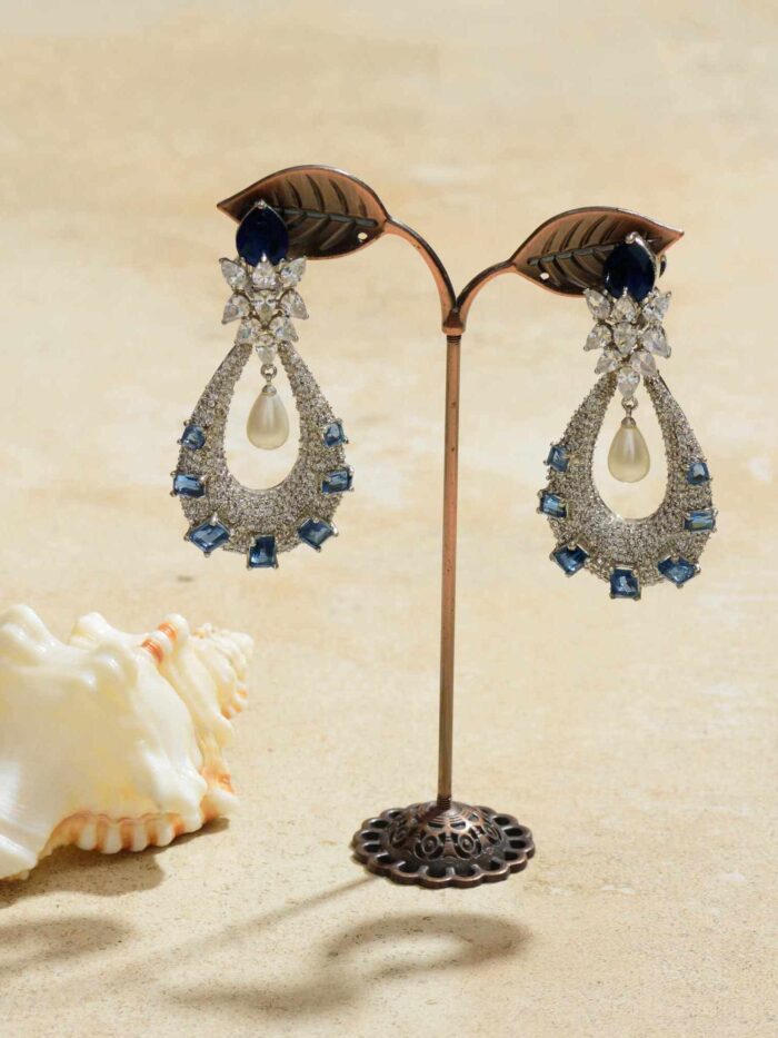 Blue Topaz Elegance Earrings, where crystalline waters meet the pinnacle of artisanal craftsmanship.