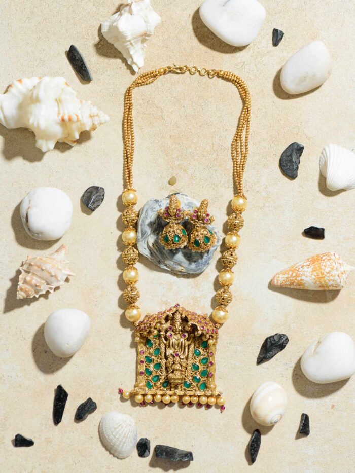 Tirupati Treasure Temple Necklace: A Radiant Tribute to the Spiritual Grandeur of Tirupati